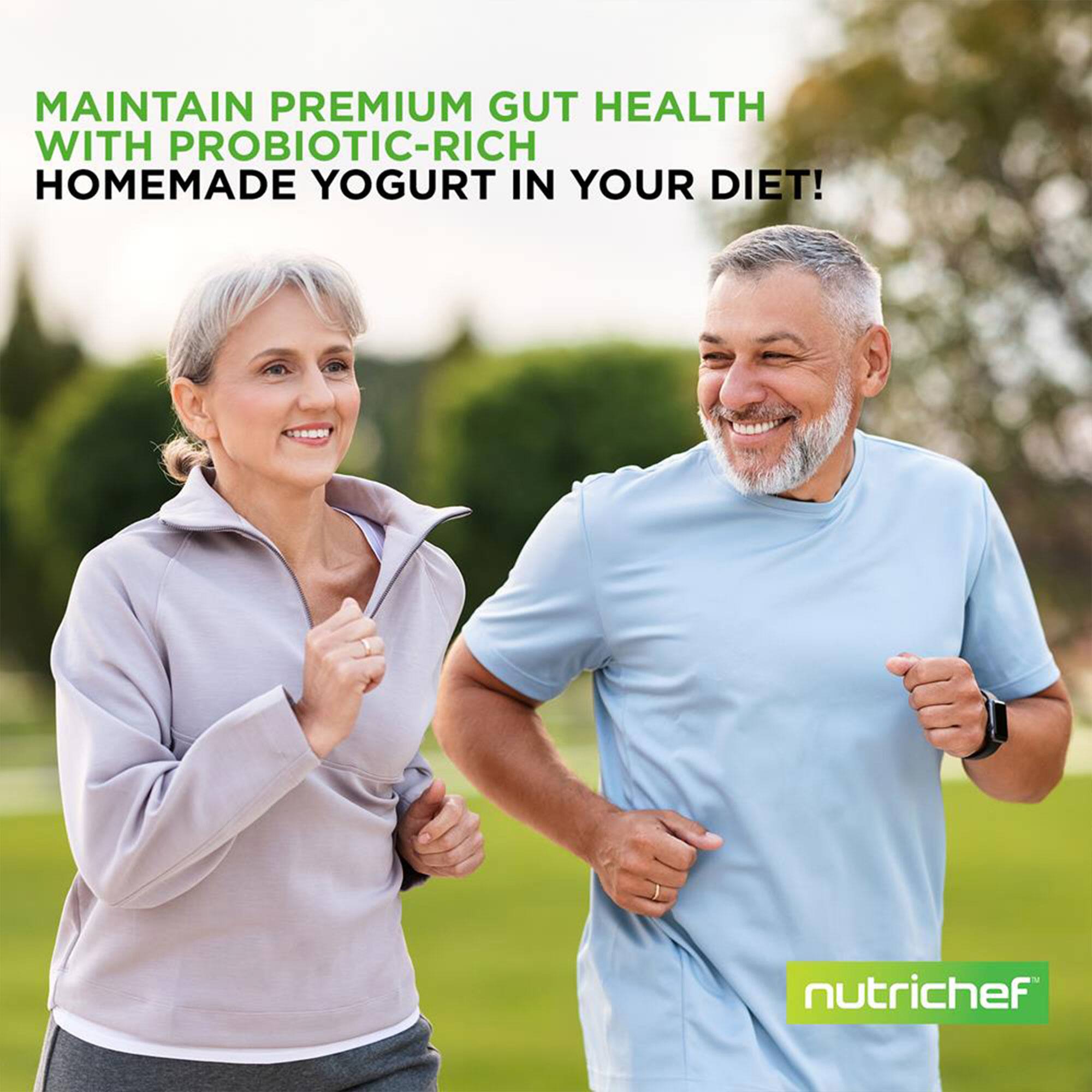 MAINTAIN PREMIUM GUT HEALTH WITH PROBIOTIC-RICH HOMEMADE YOGURT IN YOUR DIET!  
nutrichef