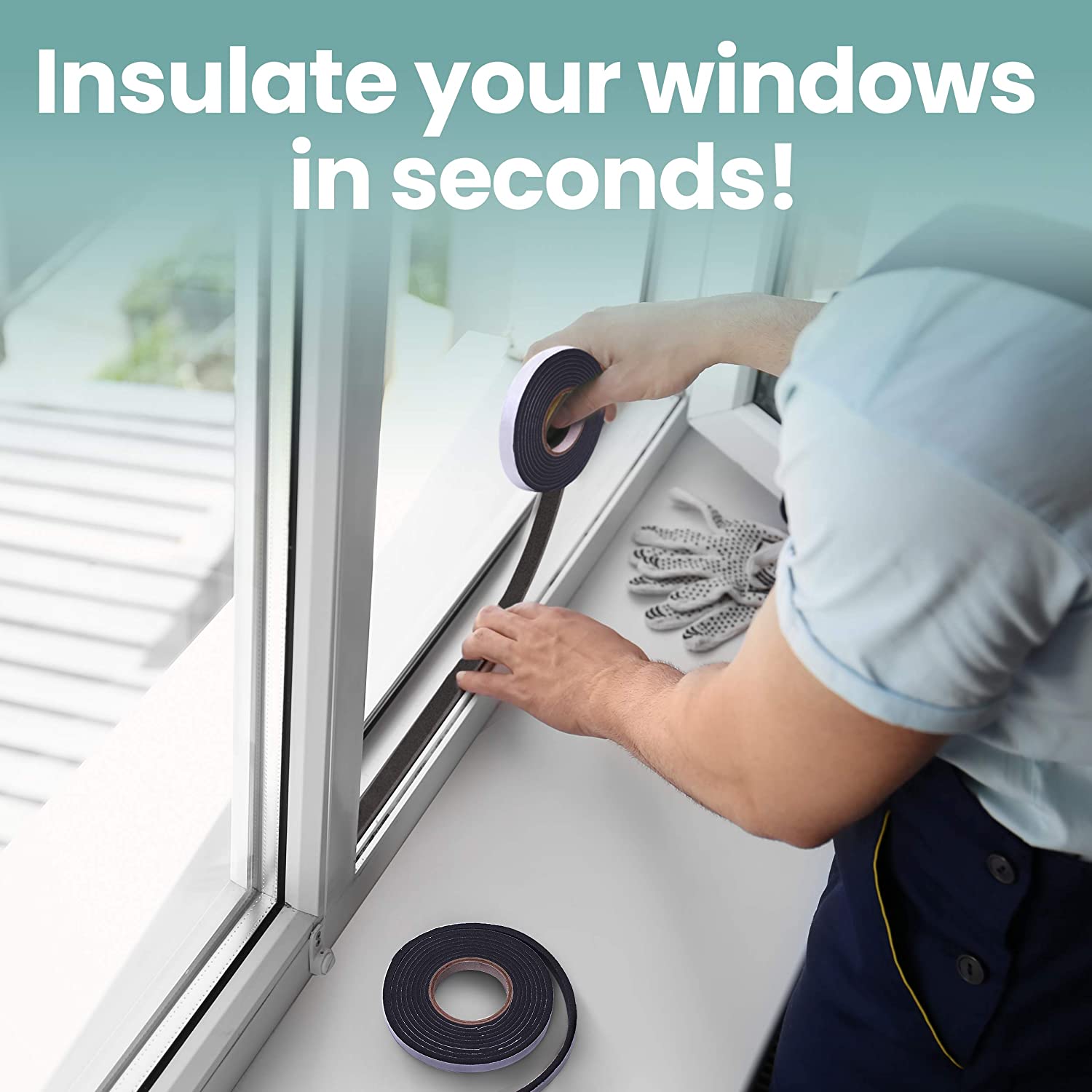 Insulate your windows in seconds!