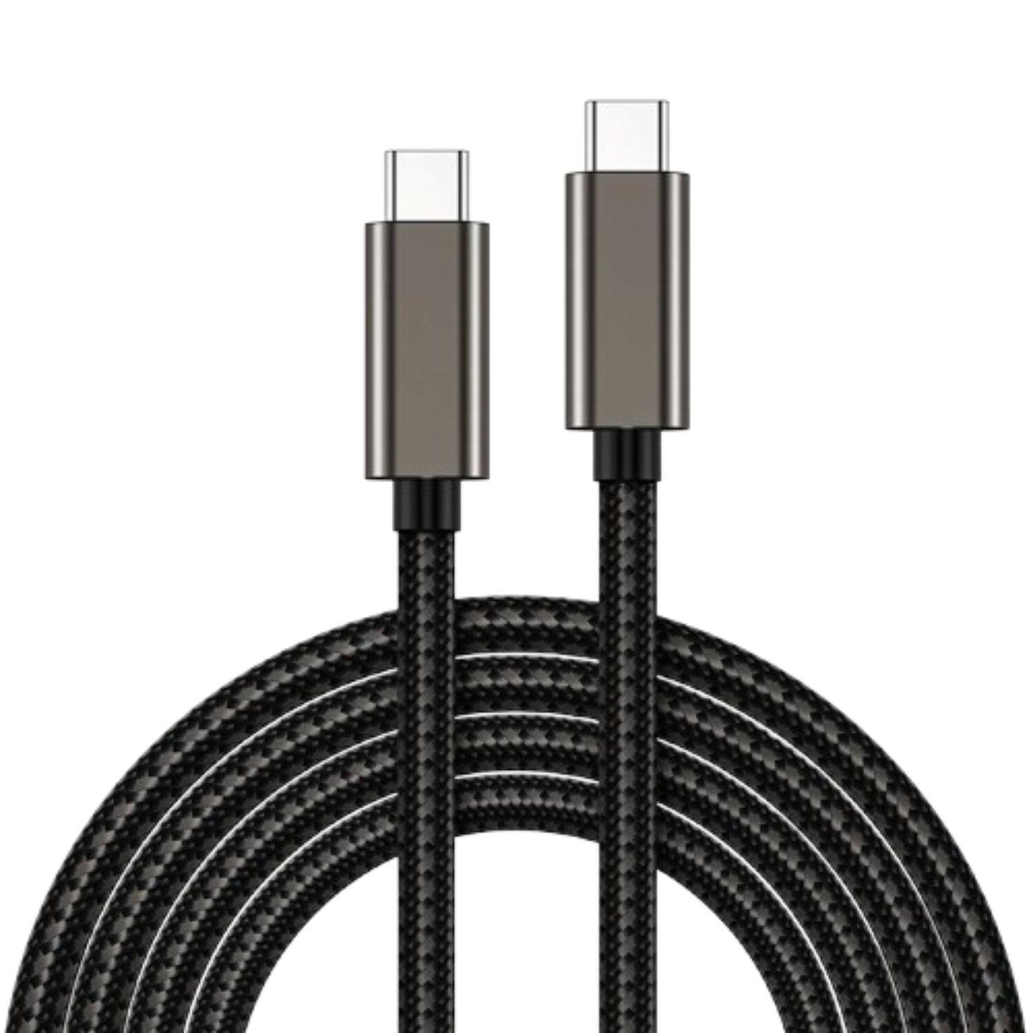 Stock Preferred - USB-C to USB-C 3.2 Gen 2 Superspeed+ Cable 0.5m (20Gbps / 100W PD) for MacBook, iPhone 15, Galaxy