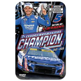 WinCraft - Kyle Larson Two-Time NASCAR Cup Series Champion 11" x 17" Indoor/Outdoor Reserved Parking Sign - Multicolor