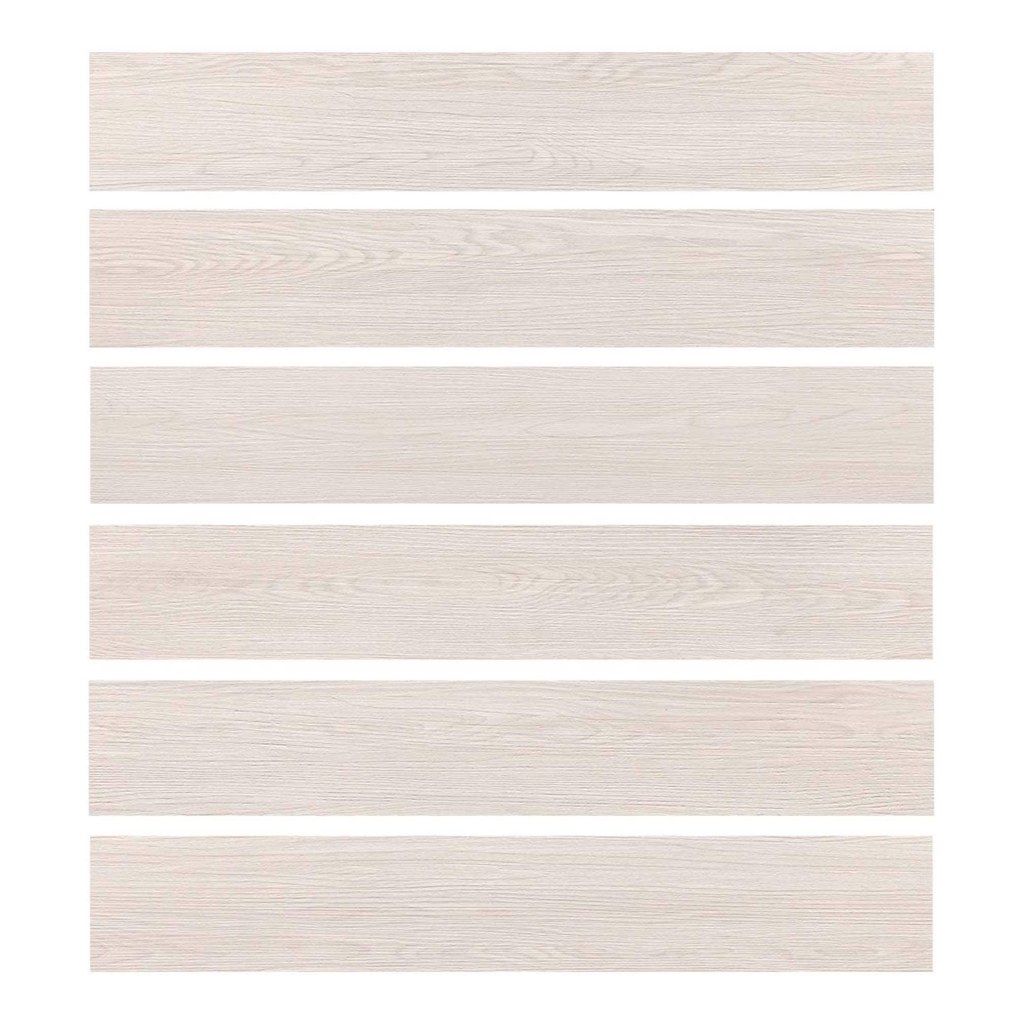 APRILSOUL - 36PCS 12 MIL 6x36in Peel and Stick Vinyl Flooring UV Surface Log Grey Water Resistant - Gray