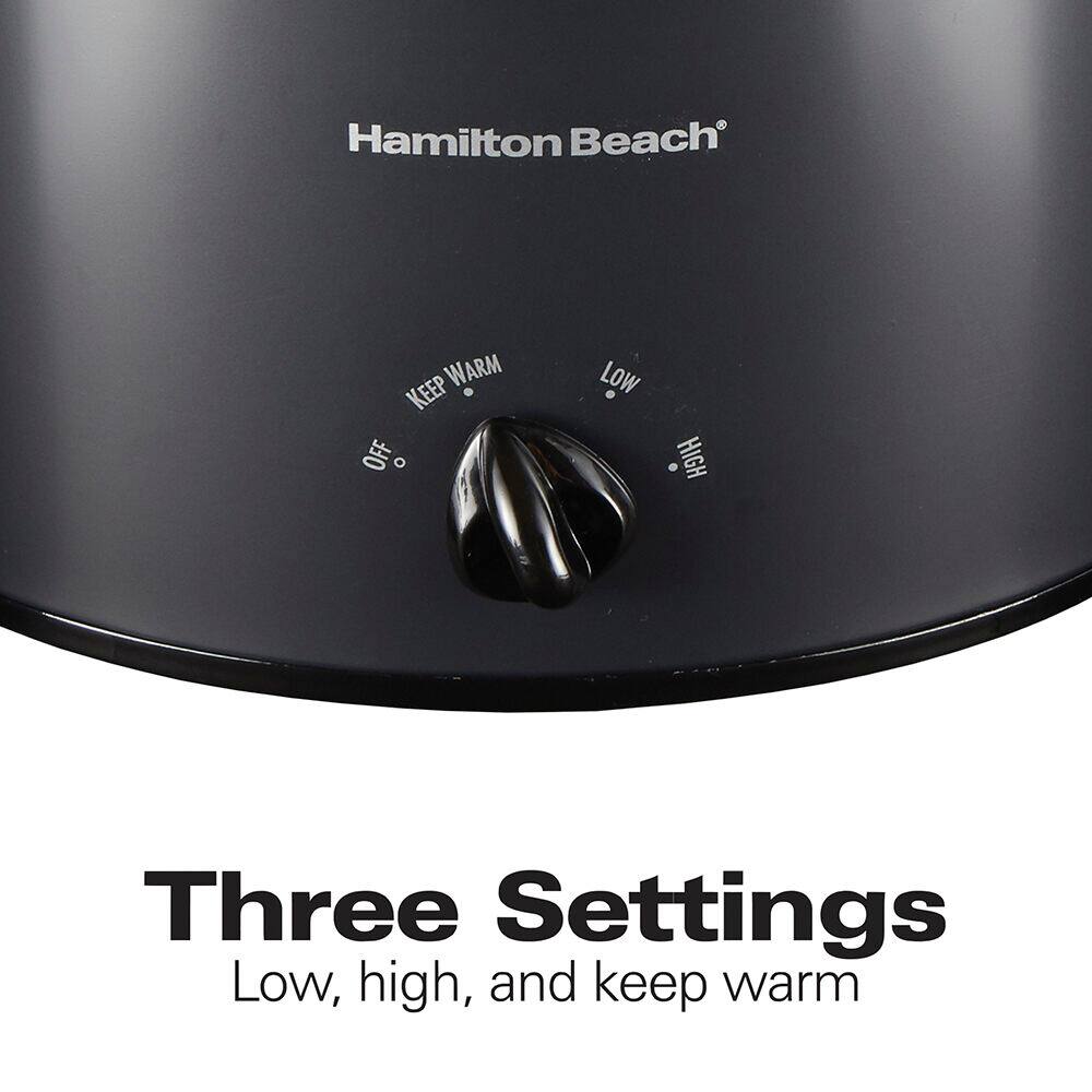 Hamilton Beach

Three Settings
Low, high, and keep warm