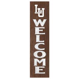 Jardine - Lehigh Mountain Hawks 12'' x 48'' Welcome Outdoor Leaner - Brown