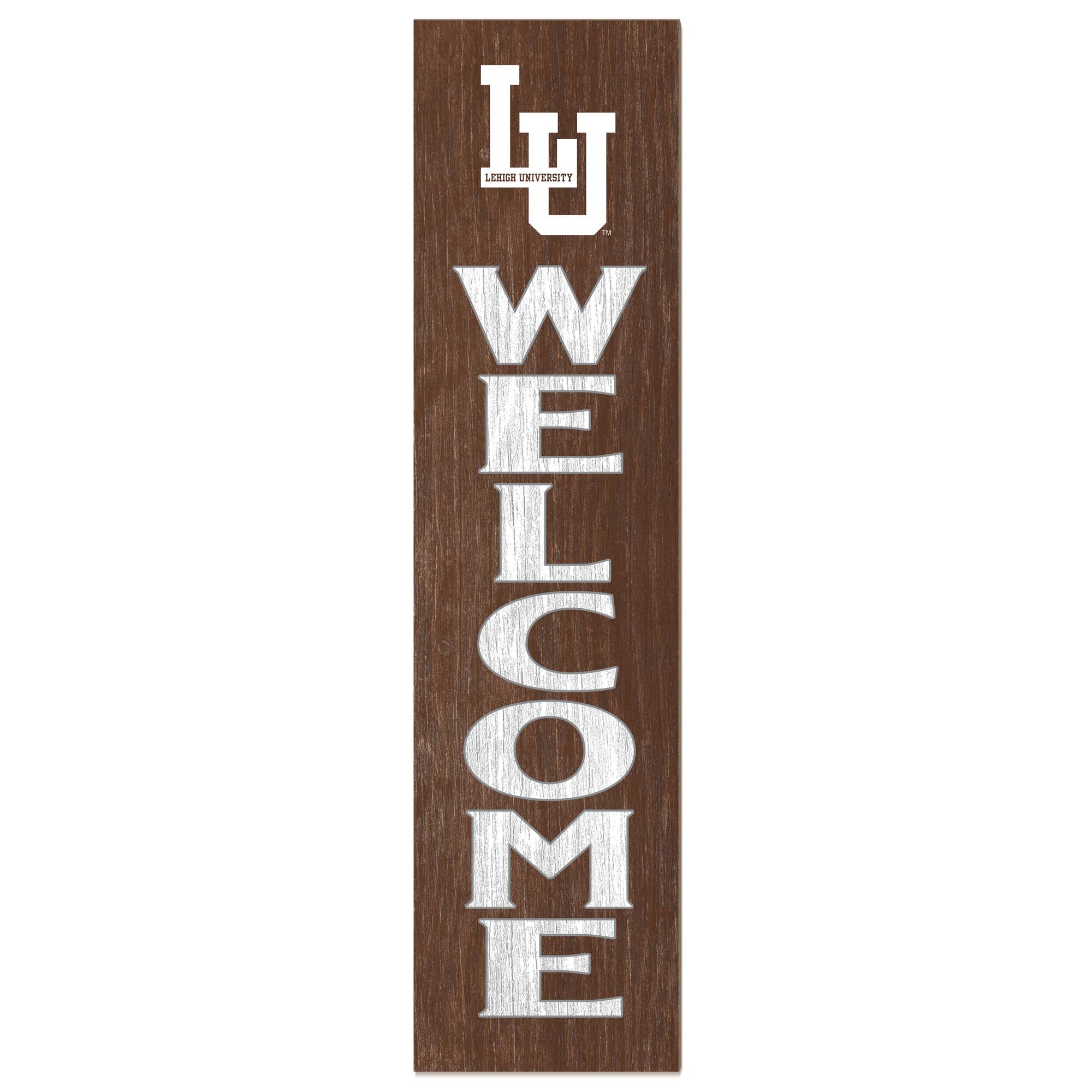 Lehigh Mountain Hawks 12'' x 48'' Welcome Outdoor Leaner