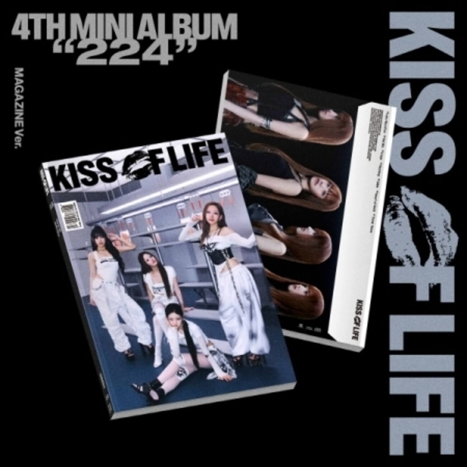 4TH MINI ALBUM  
"224"  
MAGAZINE Ver.  

KISS OF LIFE  

KISS OF LIFE