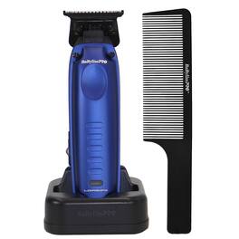 Babyliss - BaBylissPRO FXONE Low Profile Trimmer with 9" Barberology Clipper Comb - Blue