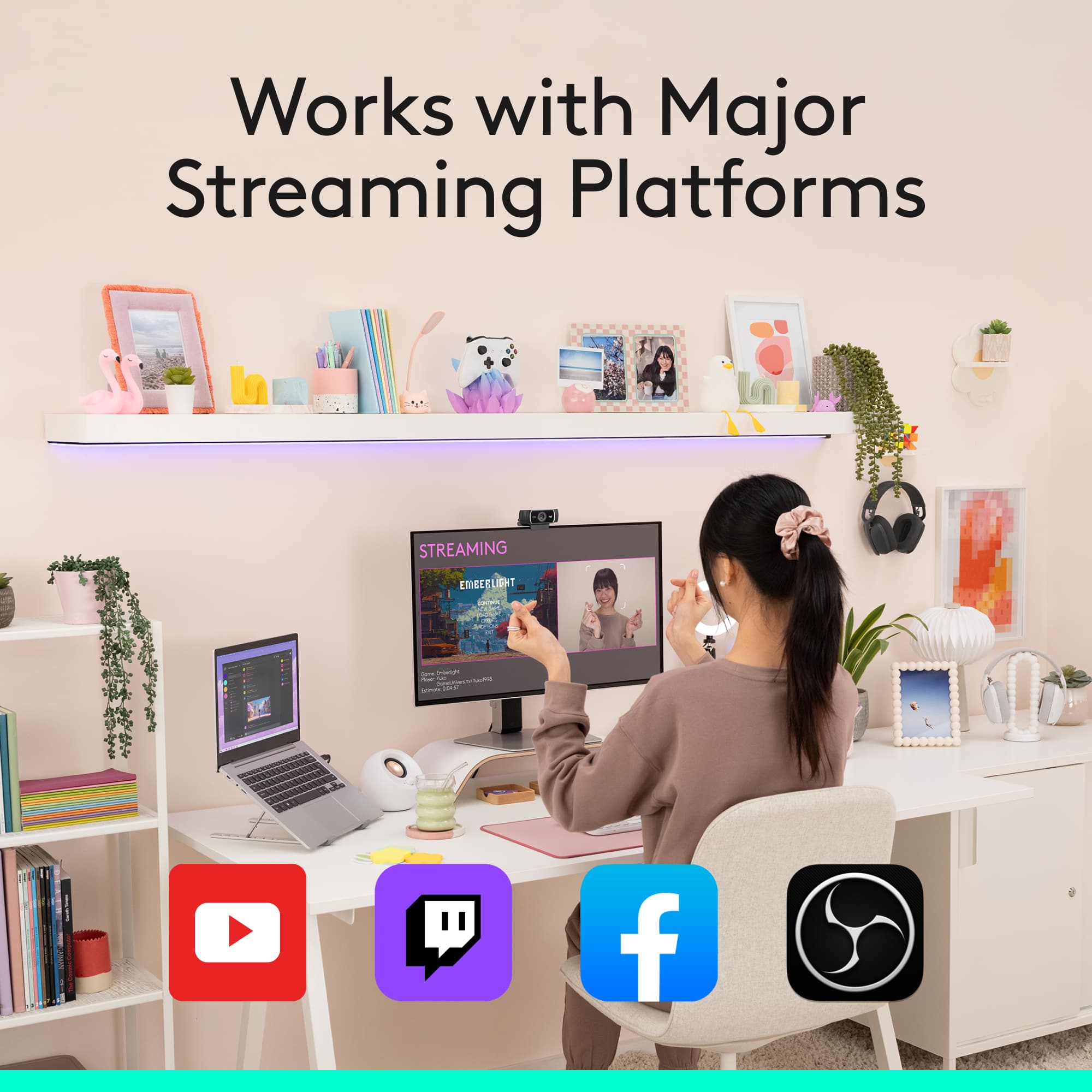 Works with Major Streaming Platforms