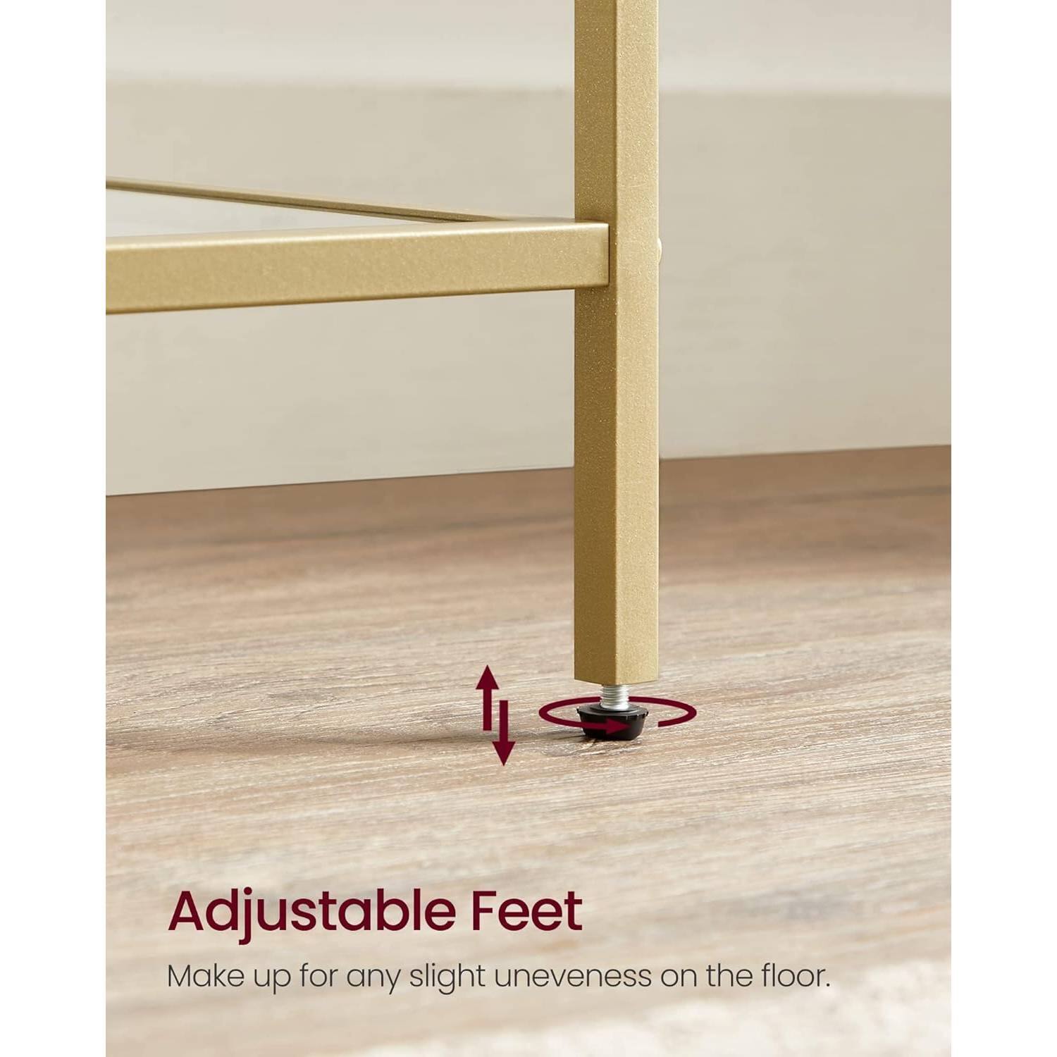Adjustable Feet  
Make up for any slight unevenness on the floor.