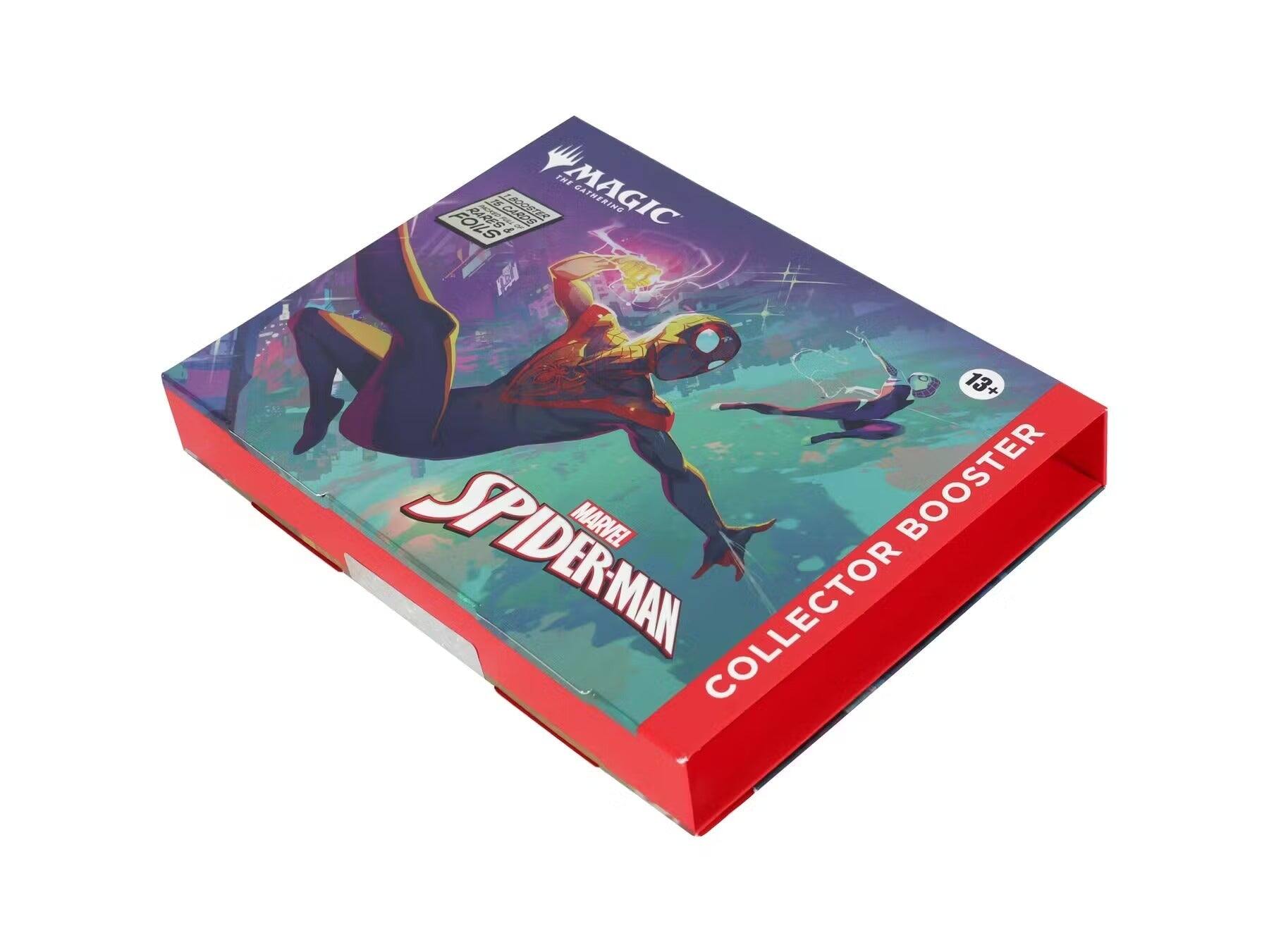 The Foils Banners  
Magic: The Gathering  
13+  
Marvel Booster  
Spider-Man Collector