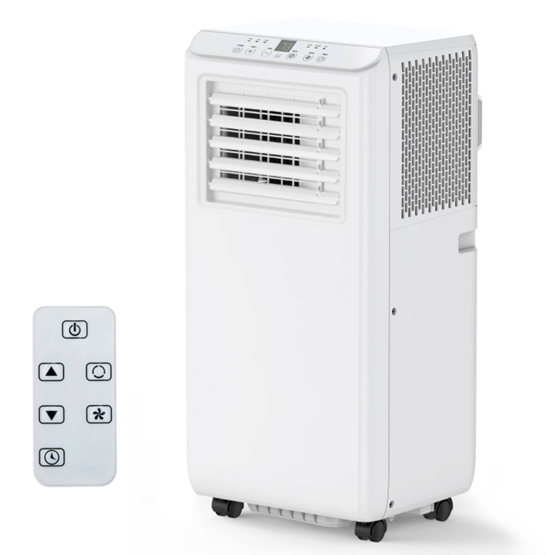 Front. Acekool - Acekool Portable AC Unit 8000BTU ASHRAE 3-In-1 Portable Air Conditioner Cools Rooms up to 350 Sq.Ft - White.