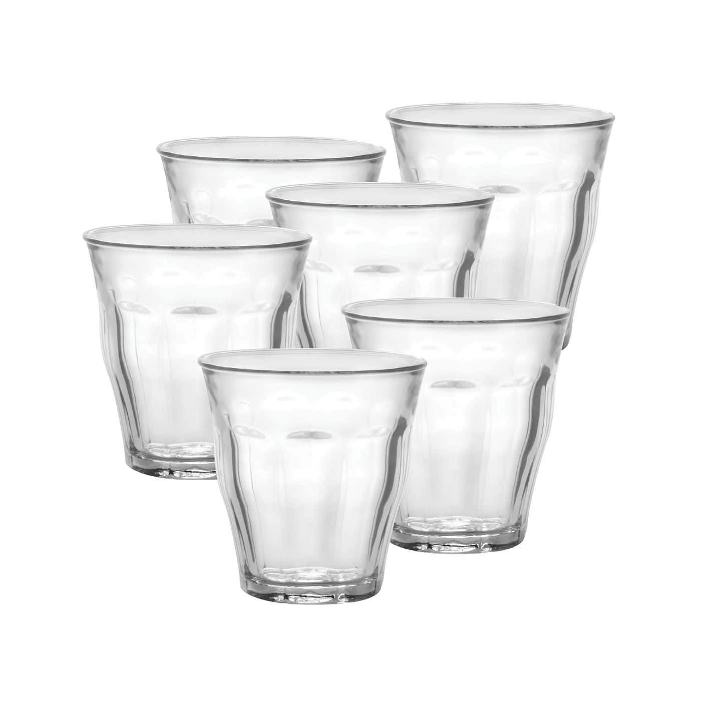 Duralex - Picardie Made In France Glass Tumbler, Set of 6, 8.75 ounce - Clear price history on PriceWatchPro