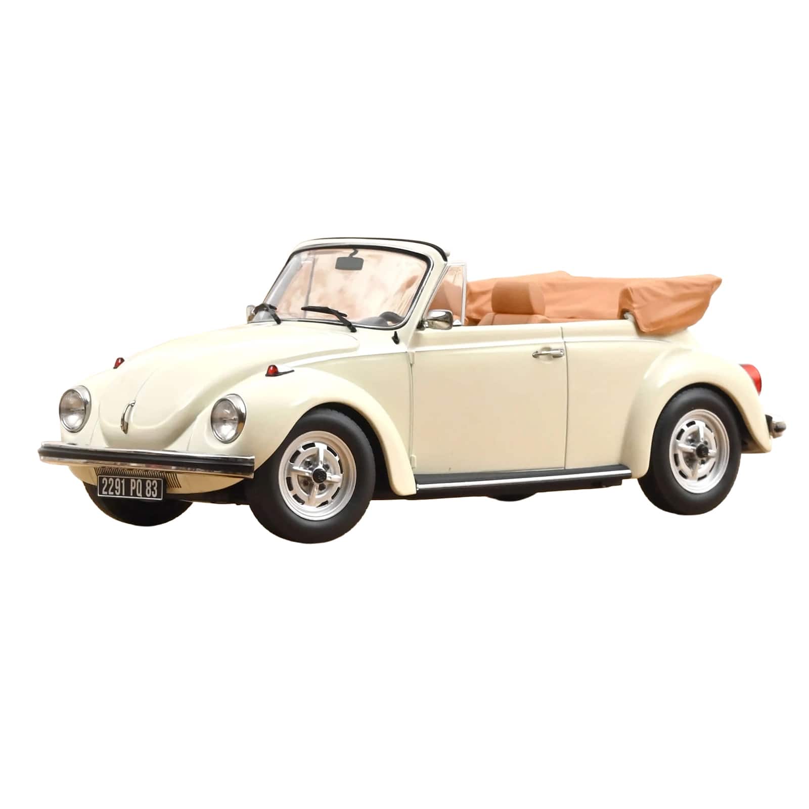 1972 Volkswagen 1303 Beetle Cabriolet Cream White 1/18 Diecast Model Car by Norev price history on PriceWatchPro
