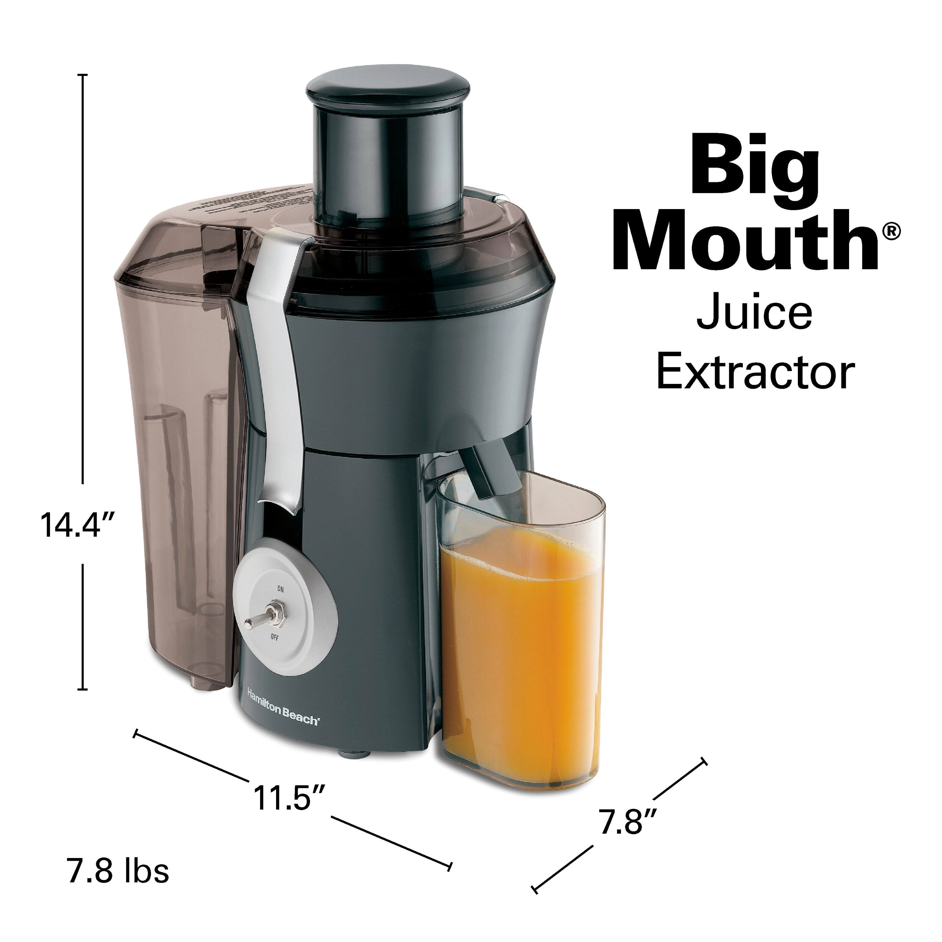 Hamilton Beach Big Mouth Pro Juice Extractor Black 67650 Best Buy