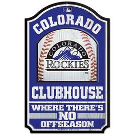 WinCraft - Colorado Rockies 11'' x 17'' Vintage Wood Sign - Multicolor