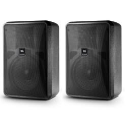 Alt View 2. JBL - JBL Professional Control 28-1L High Output Indoor/Outdoor Background/Foreground Speaker (Pair, Black) - Black.