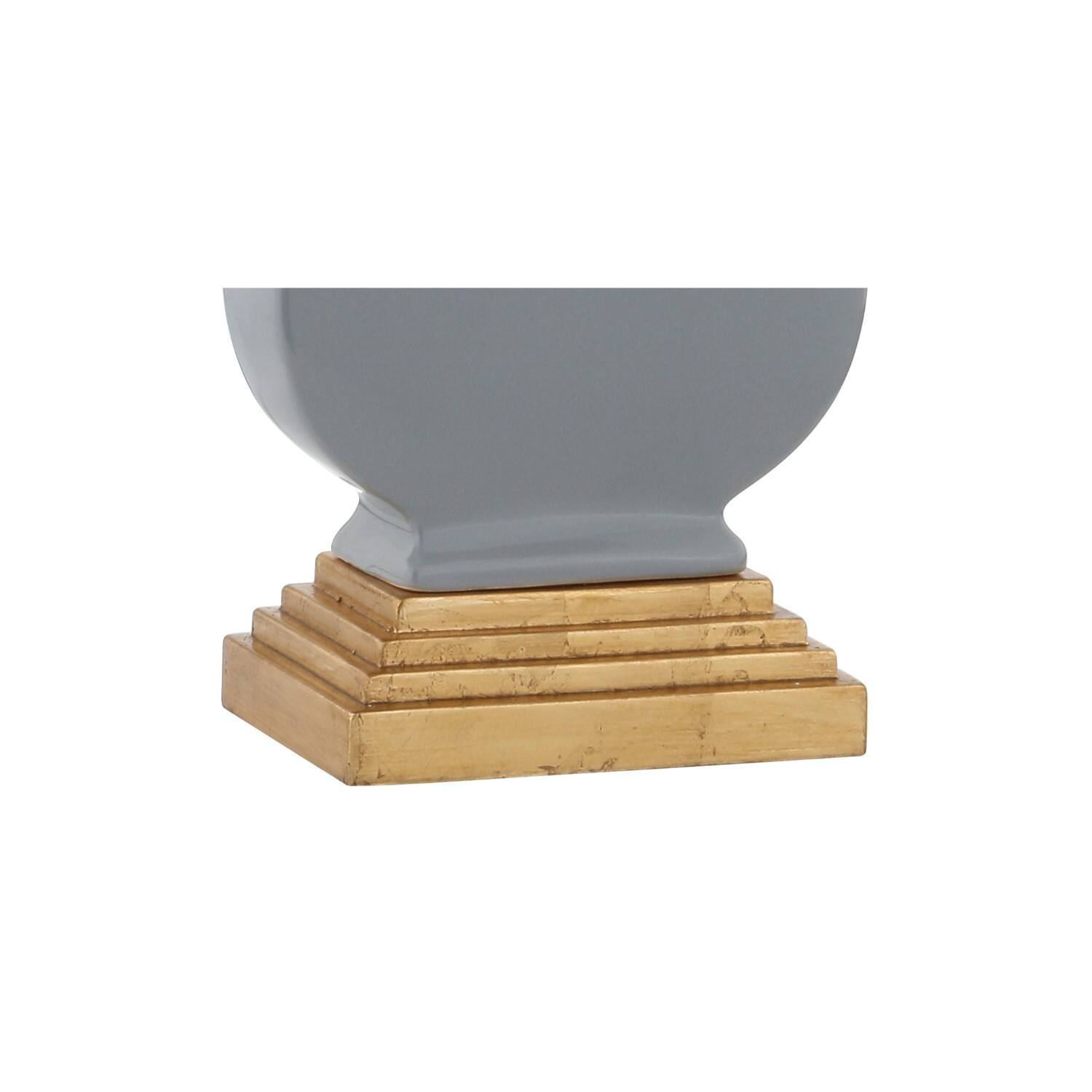 Alt View 7. Jonathan Y - Carter 29" Ceramic/Resin LED Table Lamp, Grey/Gold - Gray/Gold.