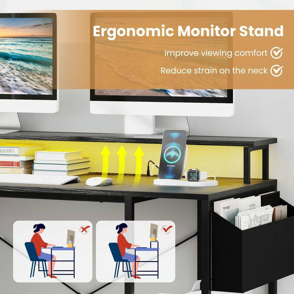 Ergonomic Monitor Stand  
Improve viewing comfort  
Reduce strain on the neck  

CILIE FORTY  
7:29 X V I Cmomin