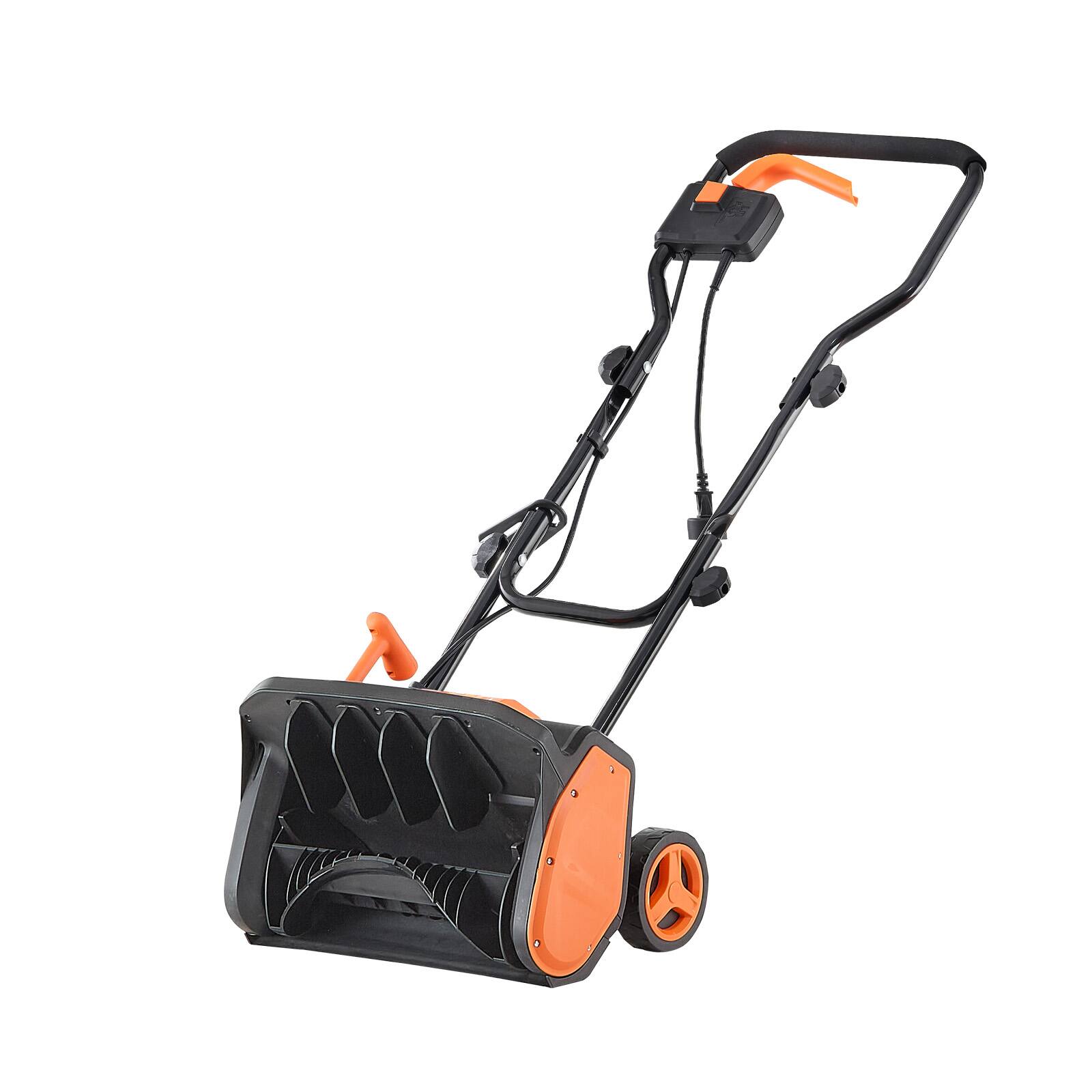 Alt View 5. VEVOR - Electric Snow Shovel, 12A 17 inch Corded Snow Shovel, 60° Adjustable Chute, 20 ft Throwing Distance - Orange;Black.