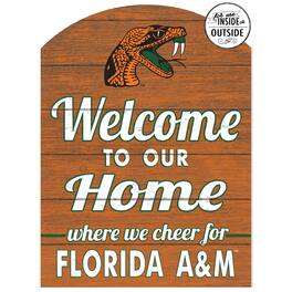 Jardine - Florida A&M Rattlers 16'' x 22'' Marquee Sign - Orange