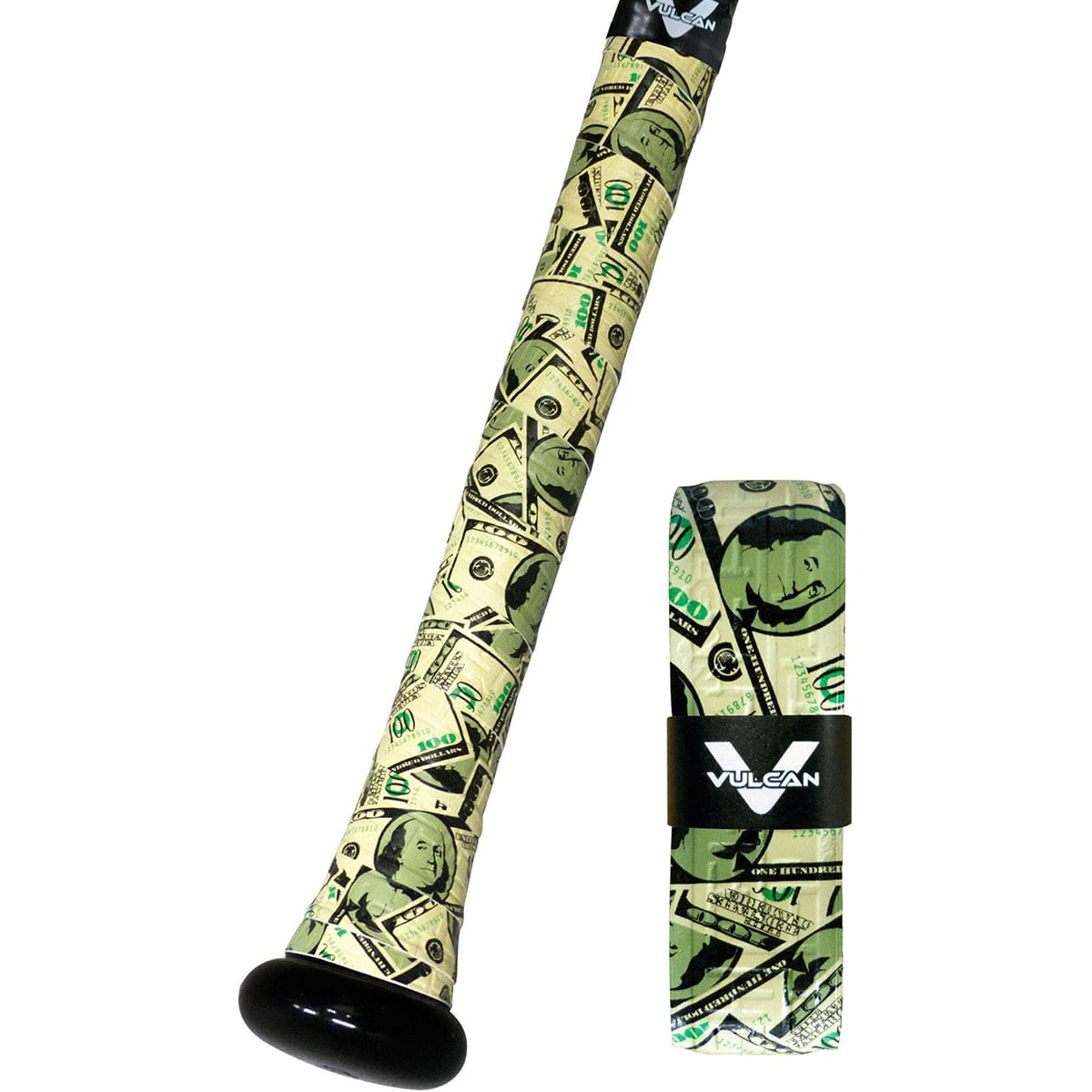Vulcan - Uncommon Series 0.5mm Advanced Polymer Bat Grip Tape Wrap - Money