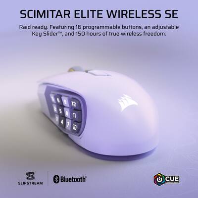 CORSAIR Scimitar Elite Wireless SE MOBA/MMO Optical Gaming Mouse CORSAIR Scimitar Elite Wireless SE MOBA/MMO Optical Gaming Mouse