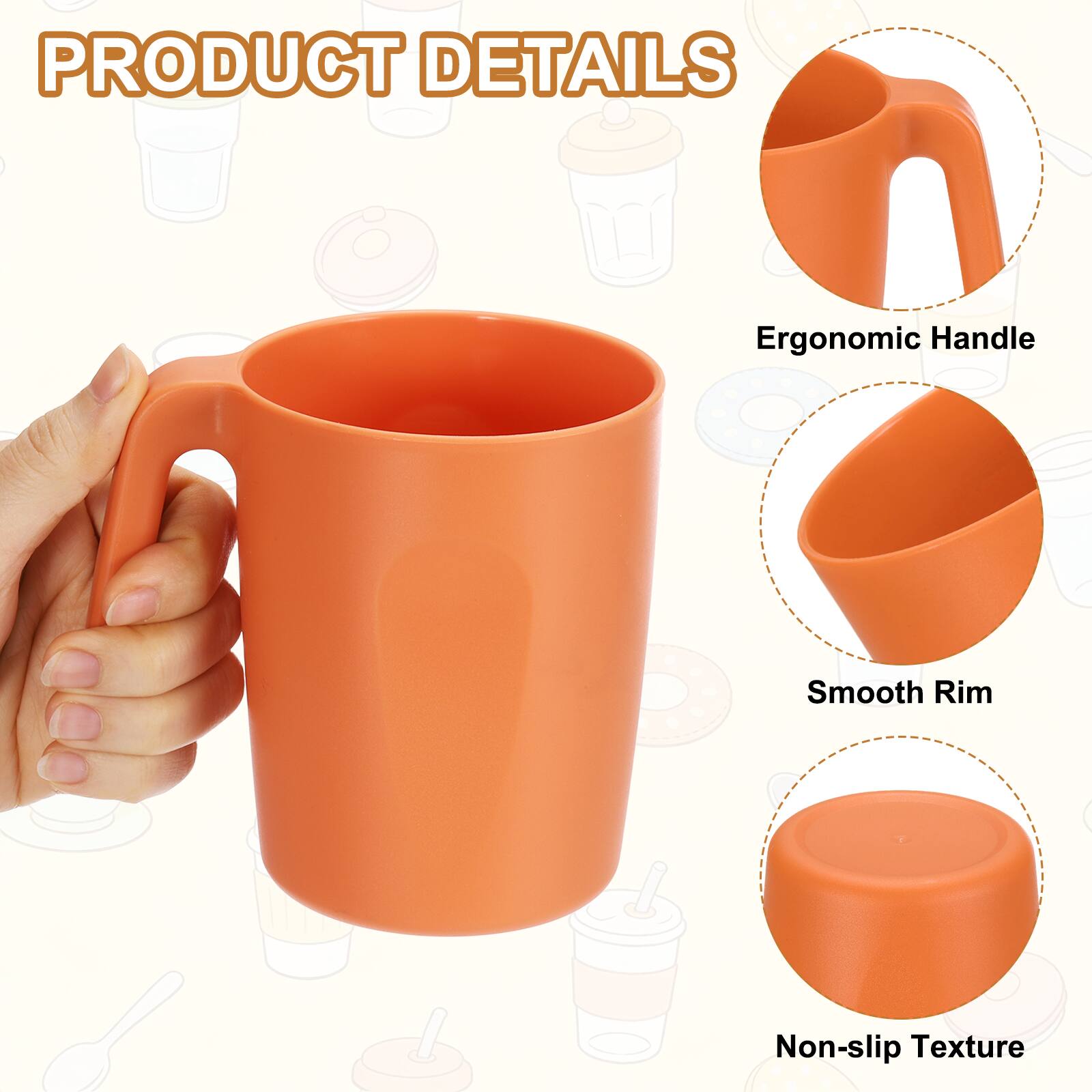 PRODUCT DETAILS

- Ergonomic Handle
- Smooth Rim
- Non-slip Texture