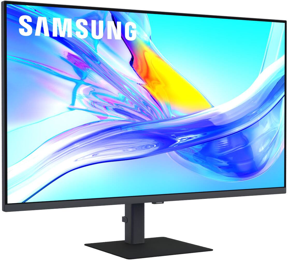 Alt View 1. Samsung - 37" ViewFinity S8 S80UD LED 4K UHD High Resolution Monitor with HDR10, USB-C and Ergonomic Stand - Black.