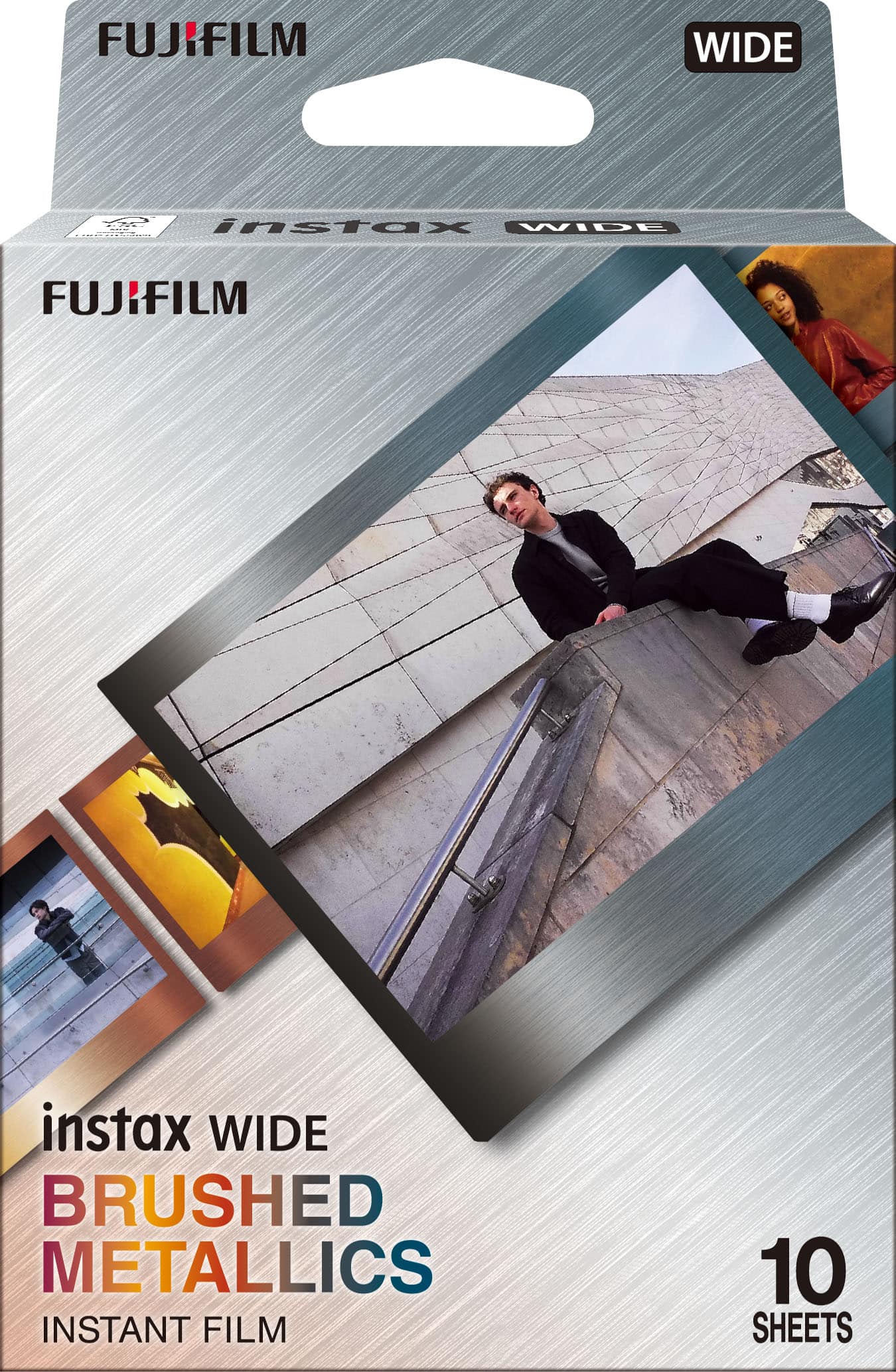 Fujifilm - instax WIDE Brushed Metallics Instant Film - Angle_Zoom