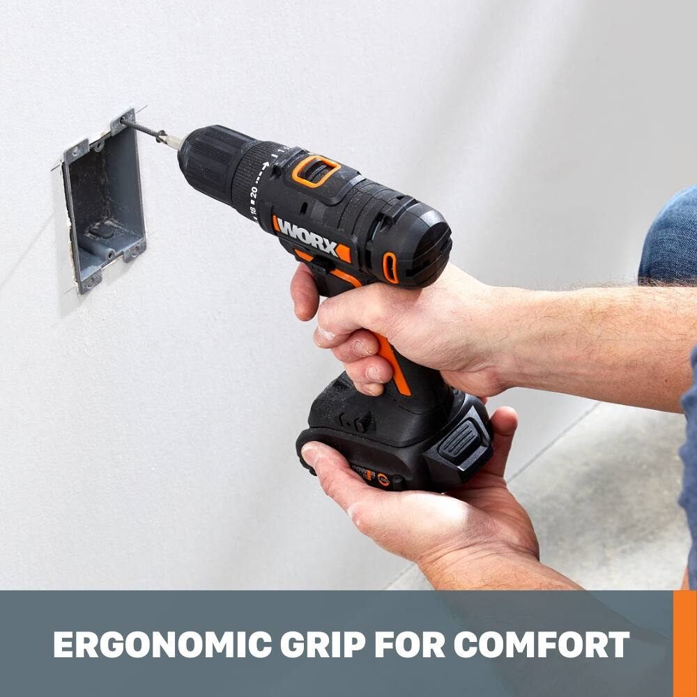 114 20 P WORX O I ERGONOMIC GRIP FOR COMFORT

ERGONOMIC GRIP FOR COMFORT