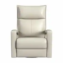 Picket House Furnishings - Barnard P1 Recliner with Glider and Swivel in Del Mar - Cream