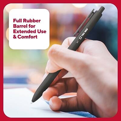 TRU RED Retractable Quick Dry Gel Pens, Medium Point, 0.7mm, 5