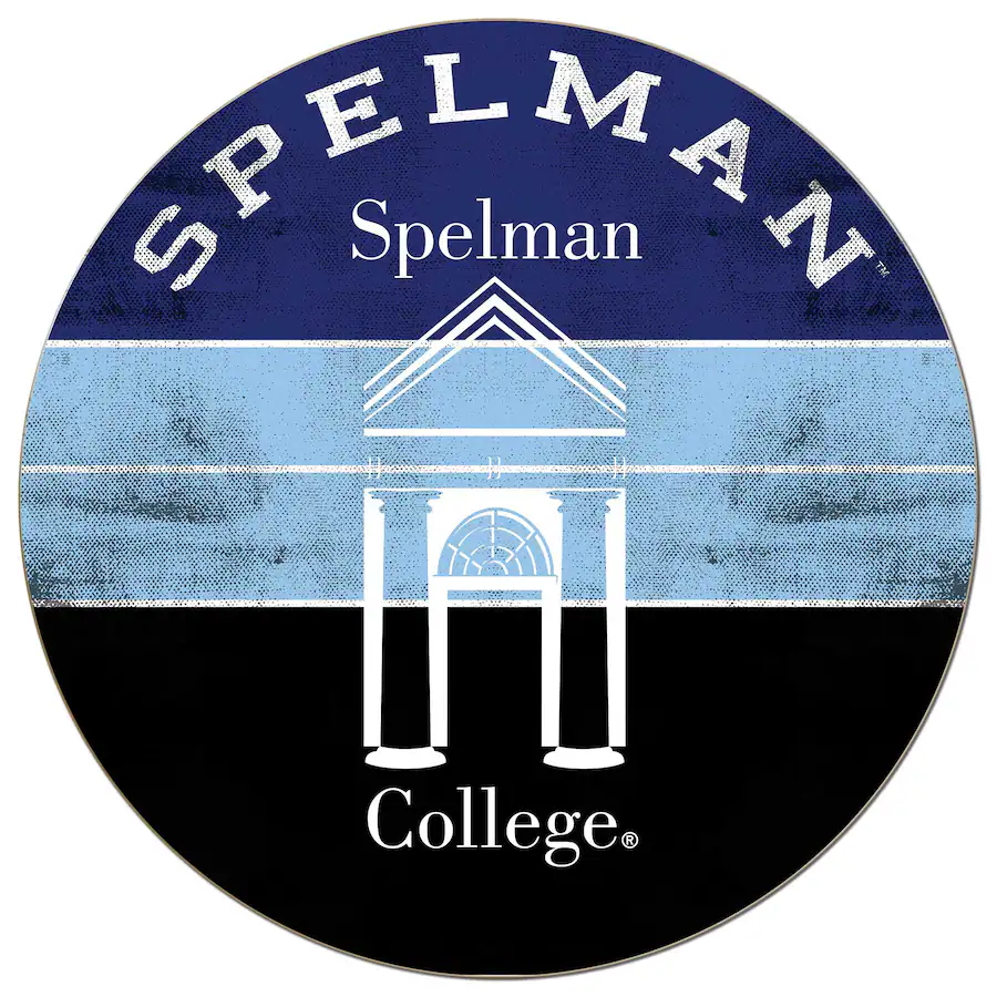 Jardine Spelman College Jaguars 20'' x 20'' Retro Logo Circle Sign Navy ...