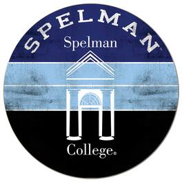 Jardine - Spelman College Jaguars 20'' x 20'' Retro Logo Circle Sign - Navy