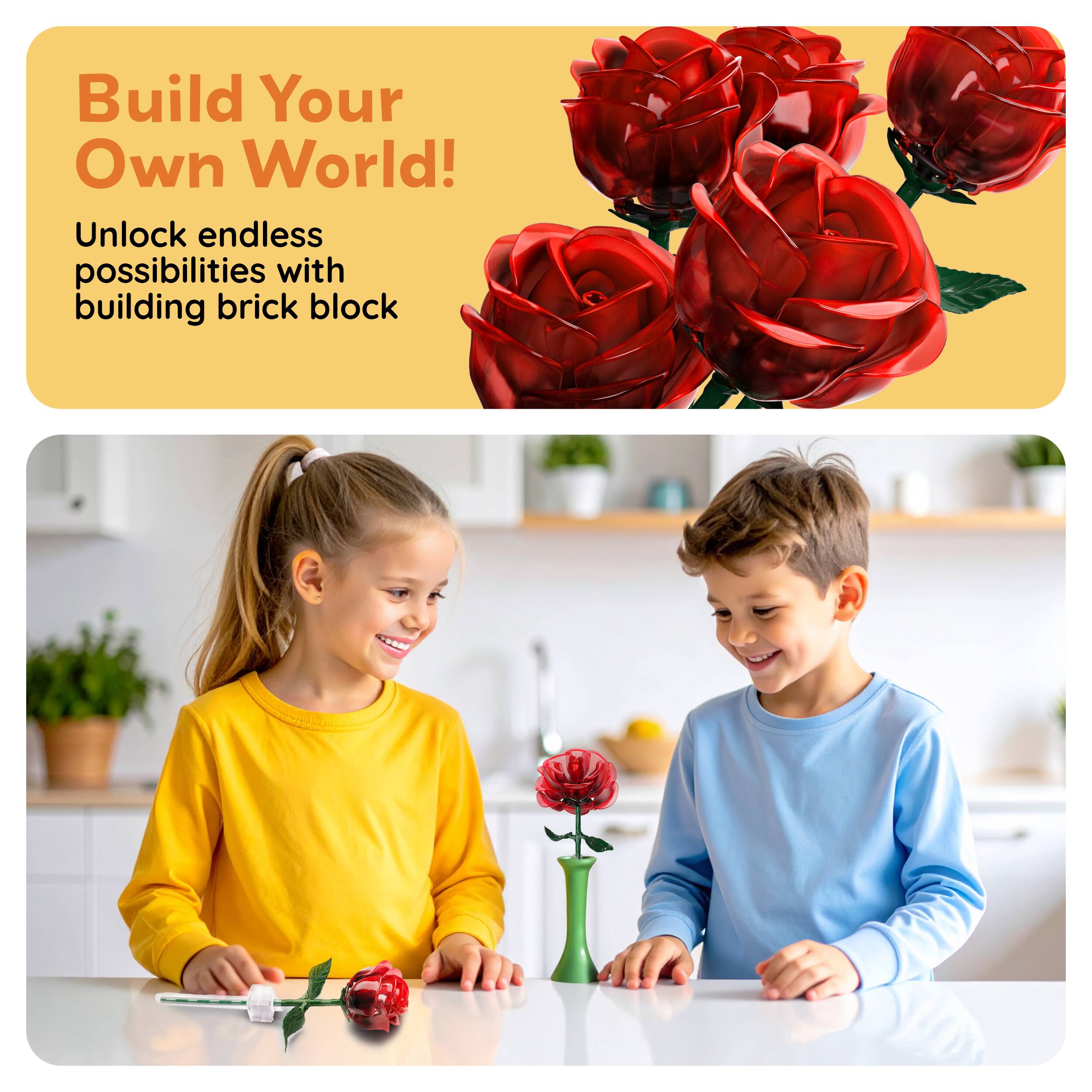 Build Your Own World!  
Unlock endless possibilities with building brick block