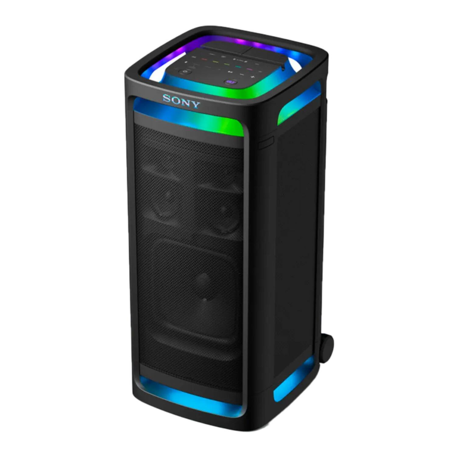 Angle. Sony - Sony ULT Tower 9AC Speaker (Black) Bundle with Wireless Microphones (2-Pack).
