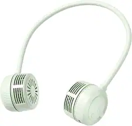 Cluzine - Hands-Free Neck Fan, 360° Rotation, 3 Speeds, USB Rechargeable for Travel & Outdoor