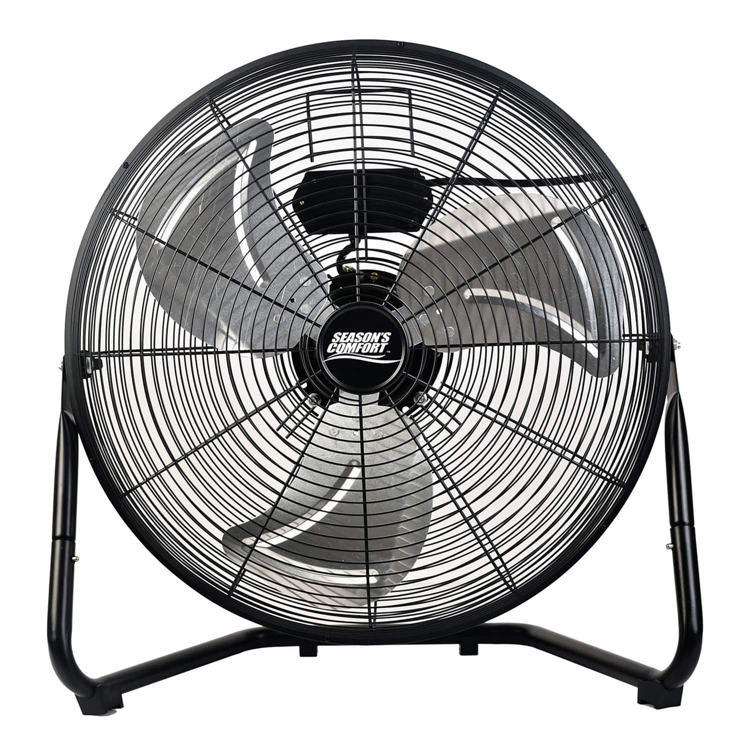 Seasons Comfort - 20" 3-Speed High-Velocity Heavy-Duty Floor Fan, FHV20 - Black