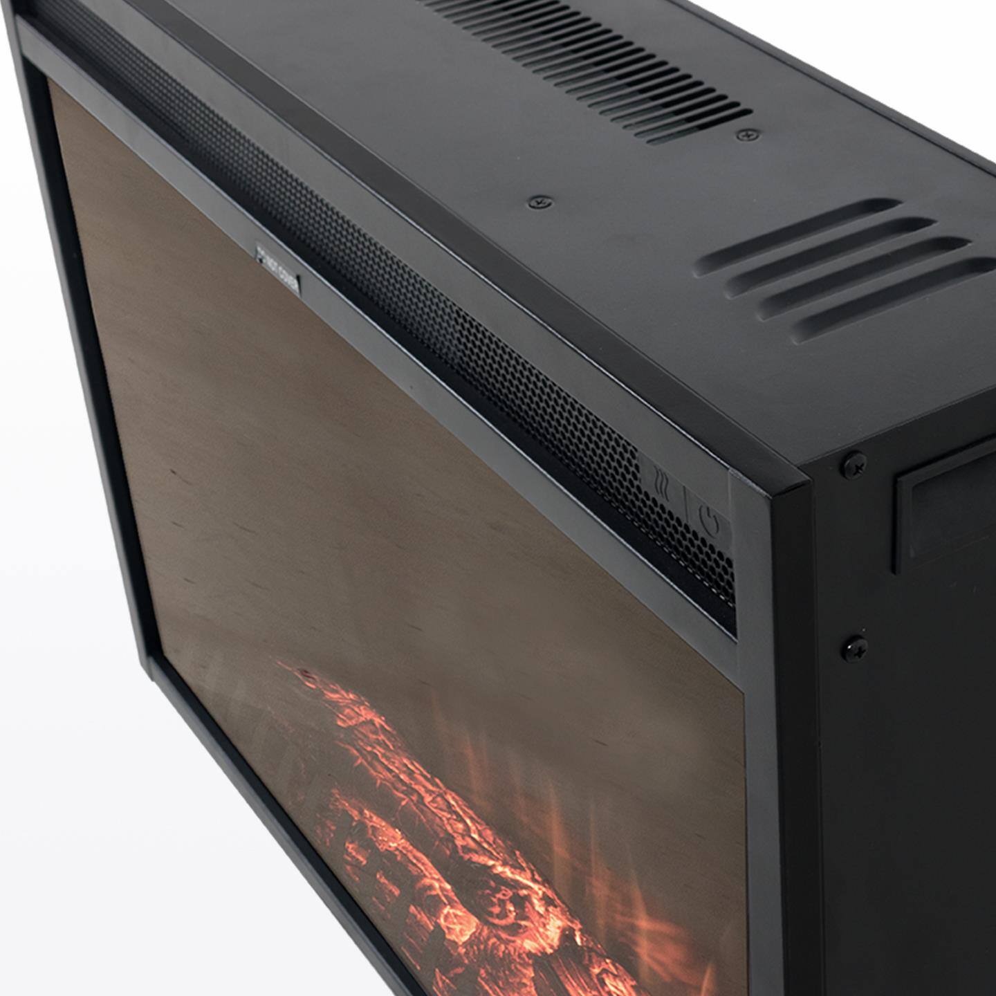 Back. Living Essentials Corp - Moscow 26 Inch Electric Fireplace Insert.