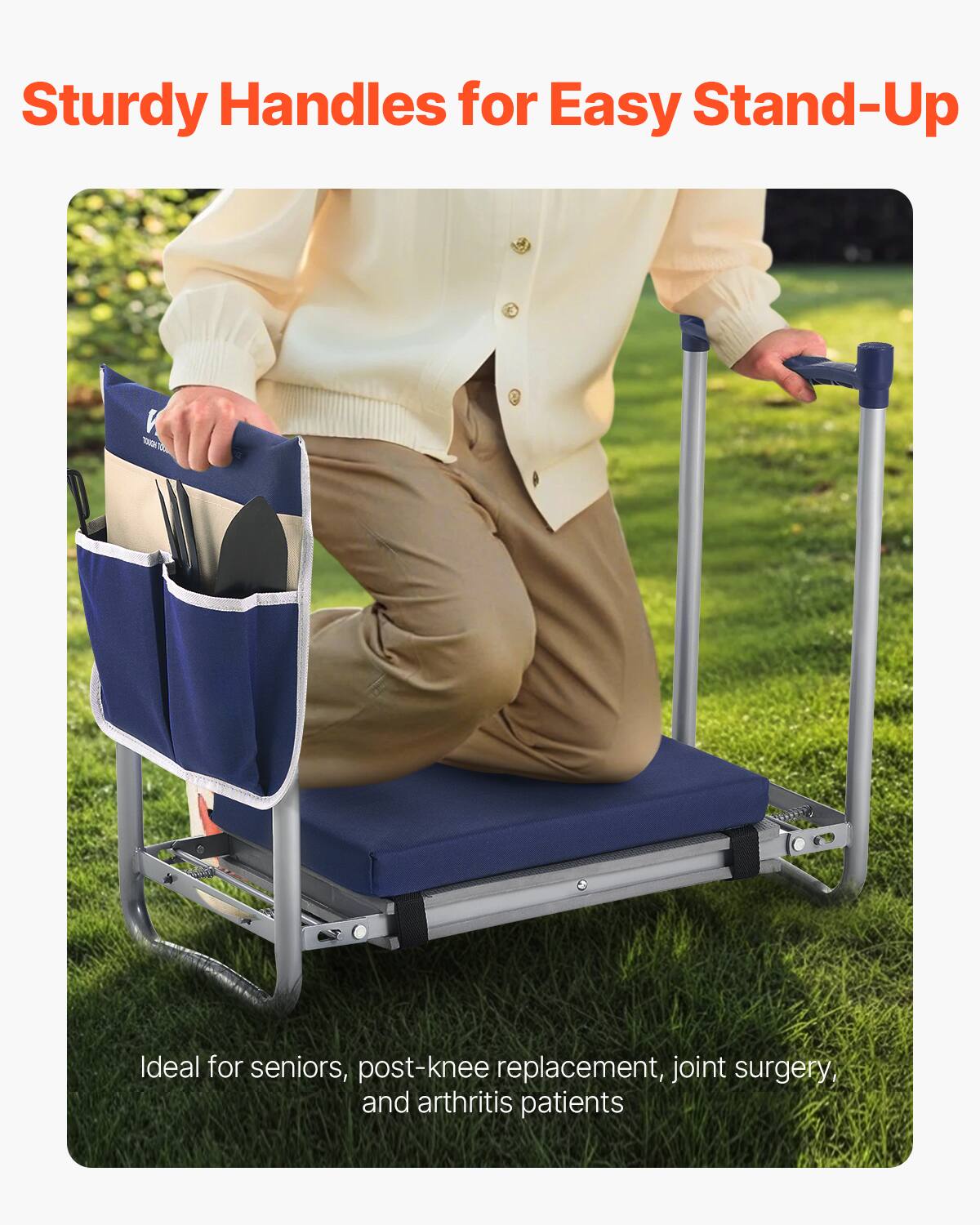 Sturdy Handles for Easy Stand-Up

Ideal for seniors, post-knee replacement, joint surgery, and arthritis patients