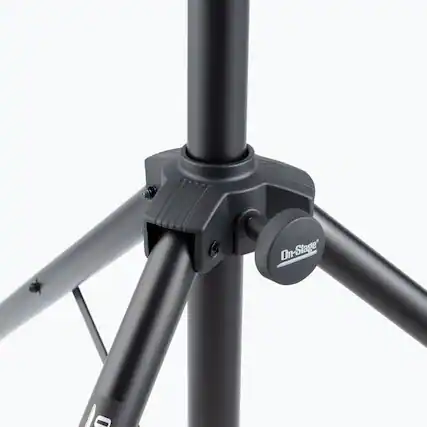 Front. On Stage Stands - On Stage SS8800B Plus Power Crank Up Spkr Stand - Black.