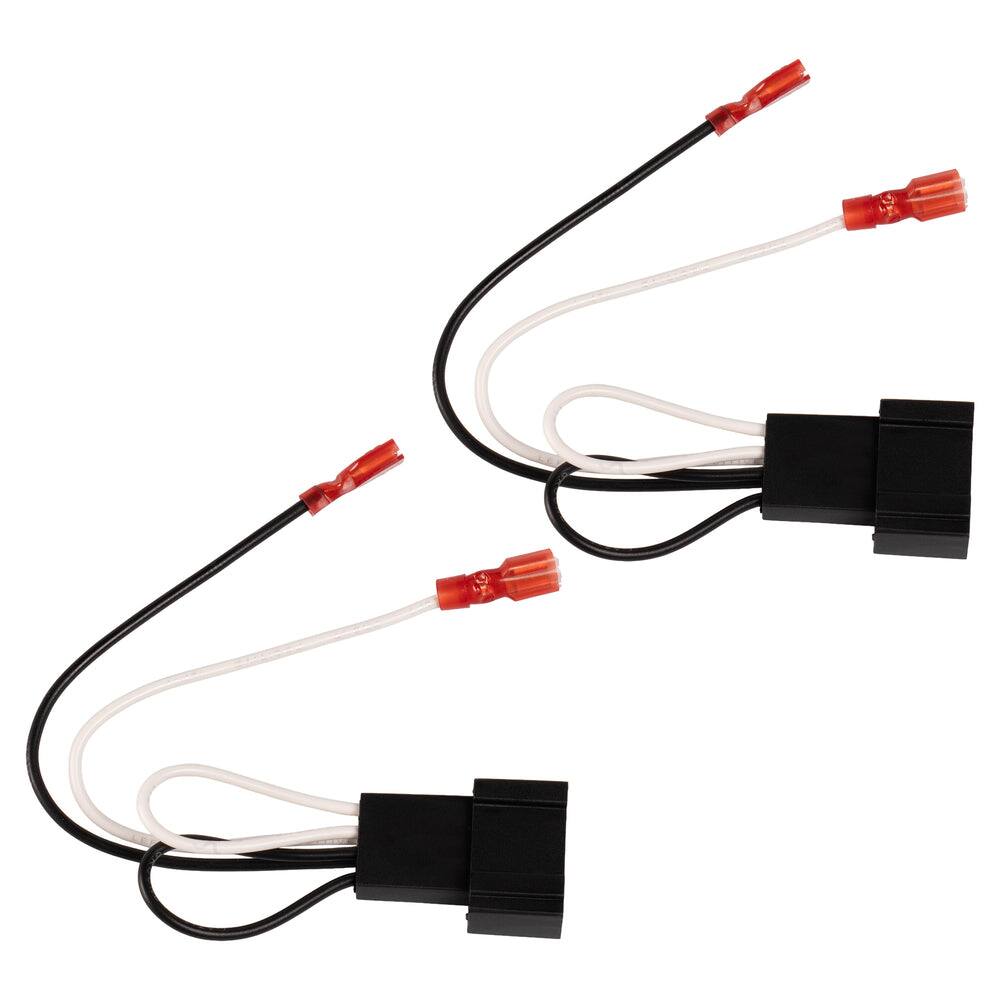 Front. NVX - NSH-8110 Speaker Harness for 2003-2024 Subaru, Toyota, Scion - Black.