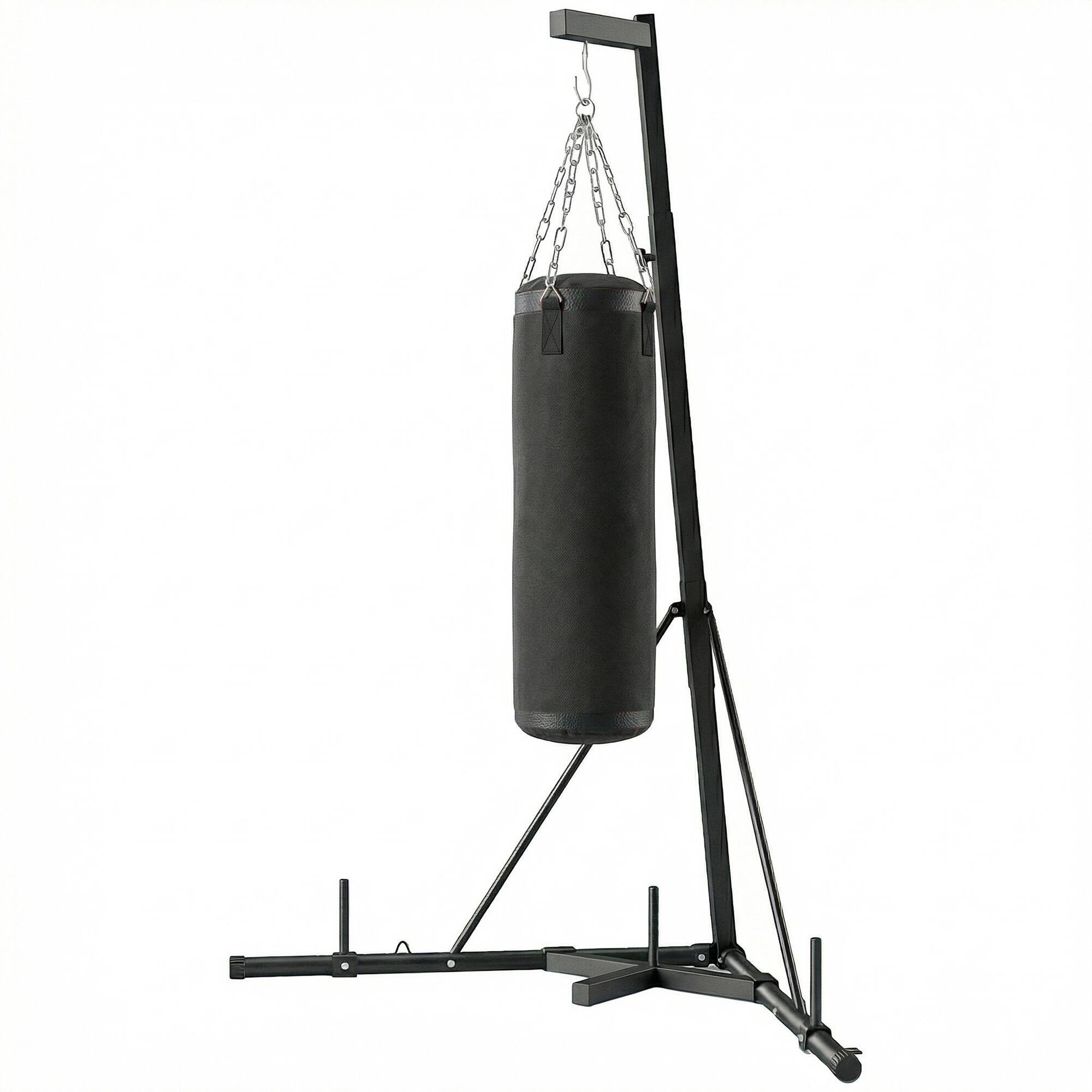 Front. Soozier - Bag with Stand for Adults - Black.
