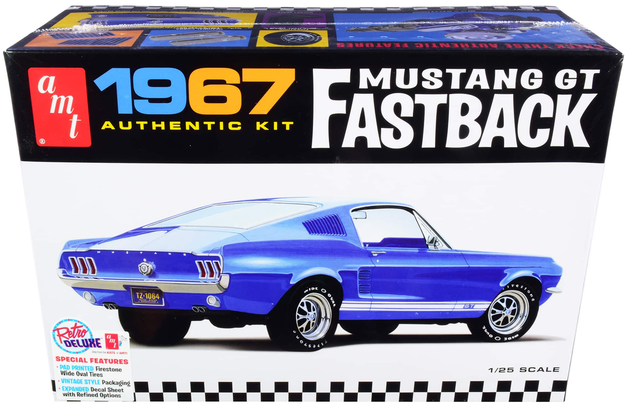 Skill 2 Model Kit 1967 Ford Mustang GT Fastback 1/25 Scale Model by AMT price history on PriceWatchPro