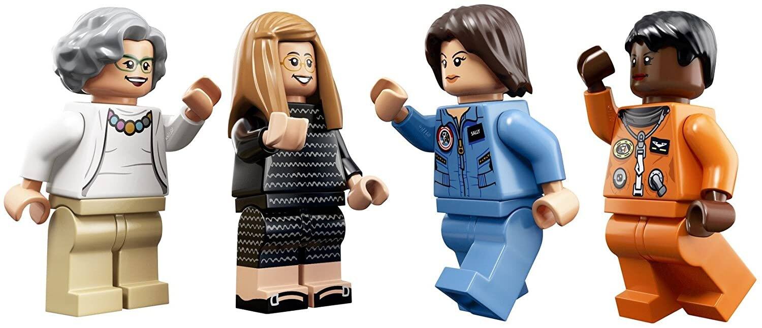 Alt View 3. LEGO - LEGO Ideas Women of NASA Building Set, 231 Pieces, 4 Minifigures, 3 Space-Themed Builds, Ages 10+ - Multicolor.