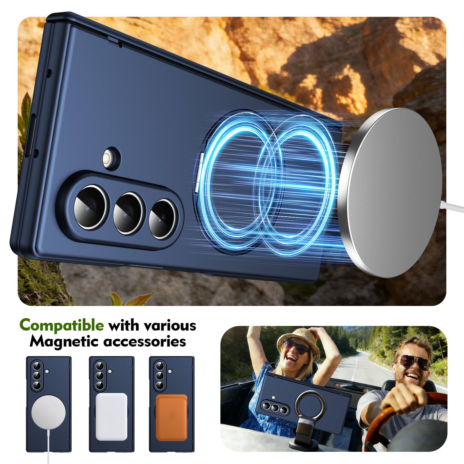 Compatible with various Magnetic accessories