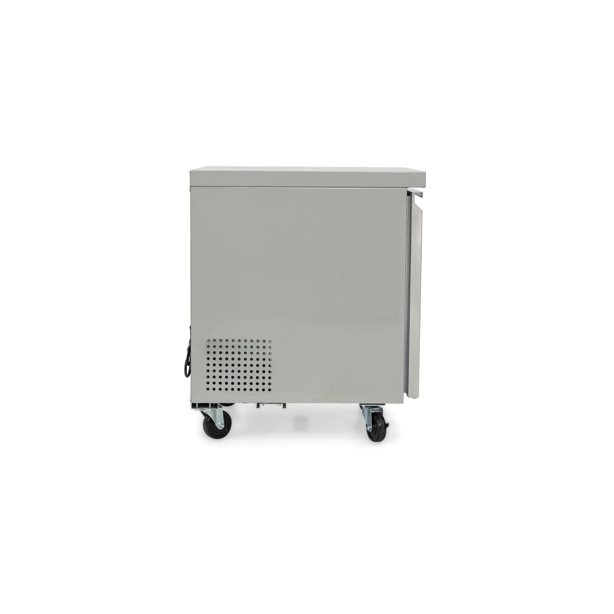Alt View 1. Magic Chef - Commercial 6 cu. ft. Under Counter Refrigerator in Stainless Steel - Stainless Steel.