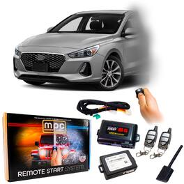 MPC - 5-Button Extended Range Remote Start Kit For 2018 Hyundai Elantra GT - Black