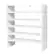 Alt View 19. Costway - 3 PCS Stackable Shoe Rack 31-Inch Horizontal Organizer 2-tier StorageShelf White - White.