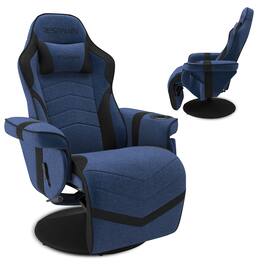 Respawn Products - RESPAWN 900 - Ergonomic Reclining Gaming Chair with Footrest, Heavy Duty, Racing Style Video Game Chairs - Blue