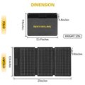 Alt View Zoom 1. Rocksolar - Foldable 30W Solar Panel - Black.